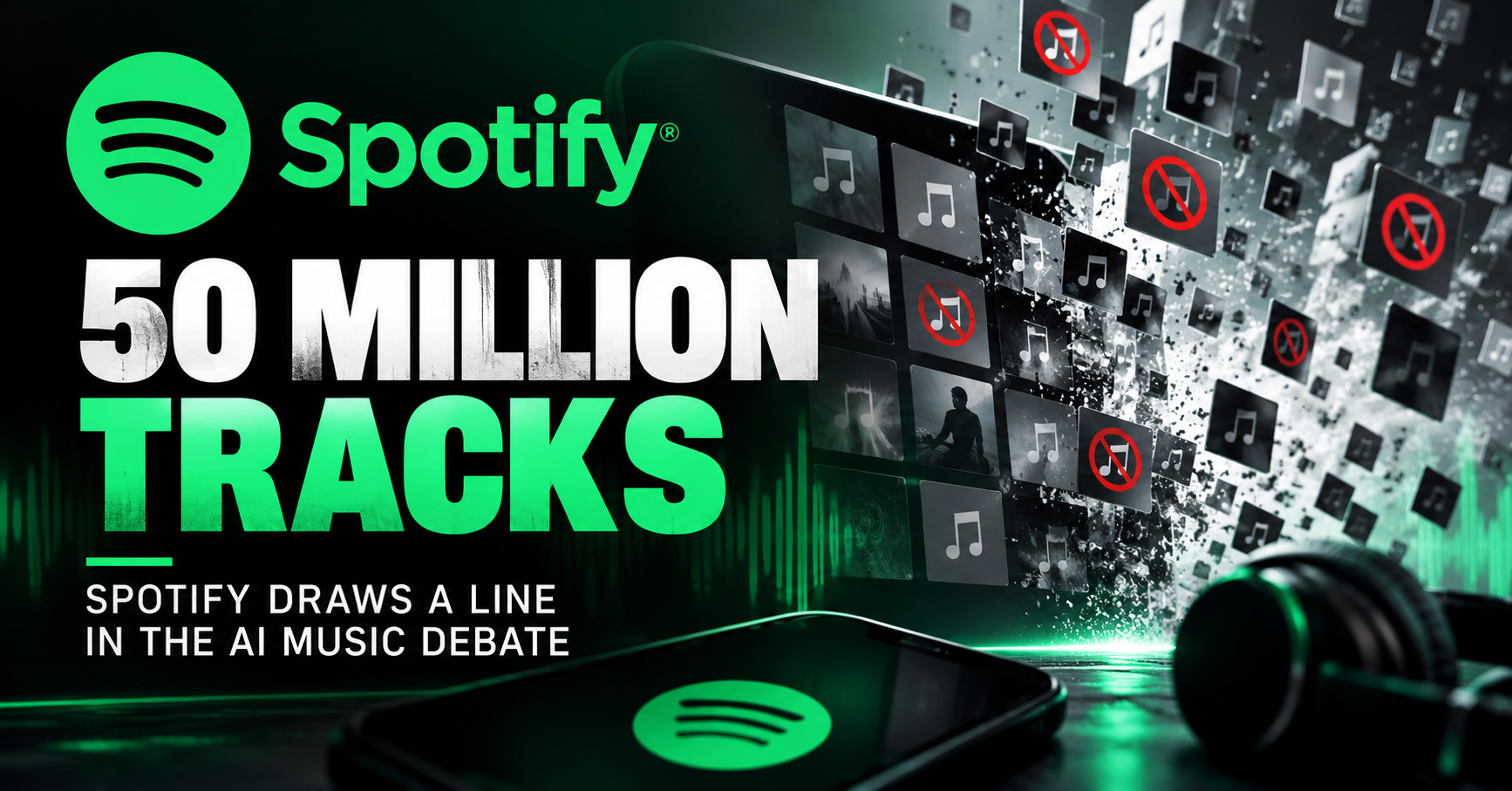 Spotify excludes 50 million AI spam tracks from recommendations in 2026